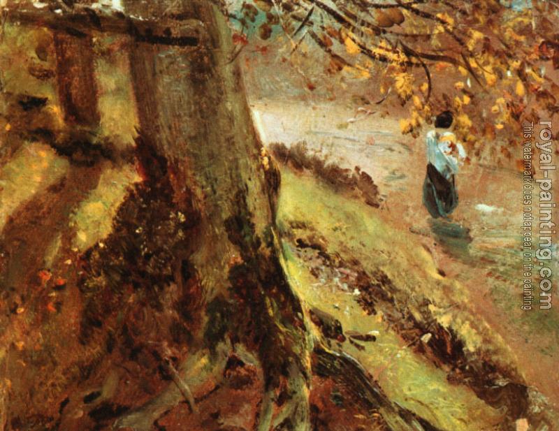 John Constable : Tree Trunks